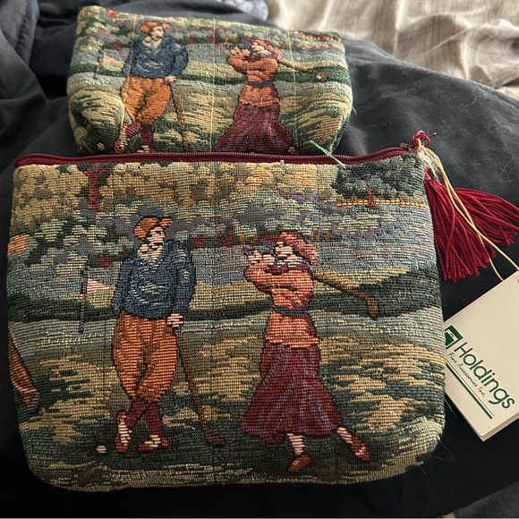Vintage Holdings associate ltd homemade stitched golf bag and coin purse - Picture 3 of 4